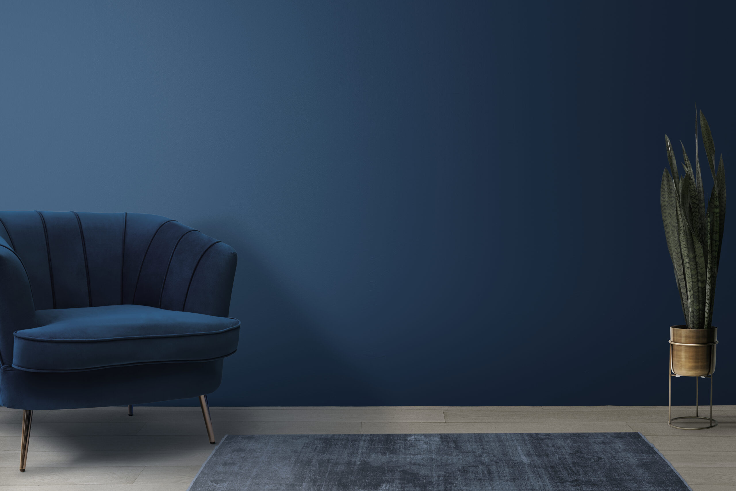 retro living room interior design