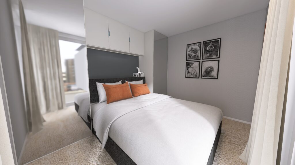 Dizajn moderná spálňa