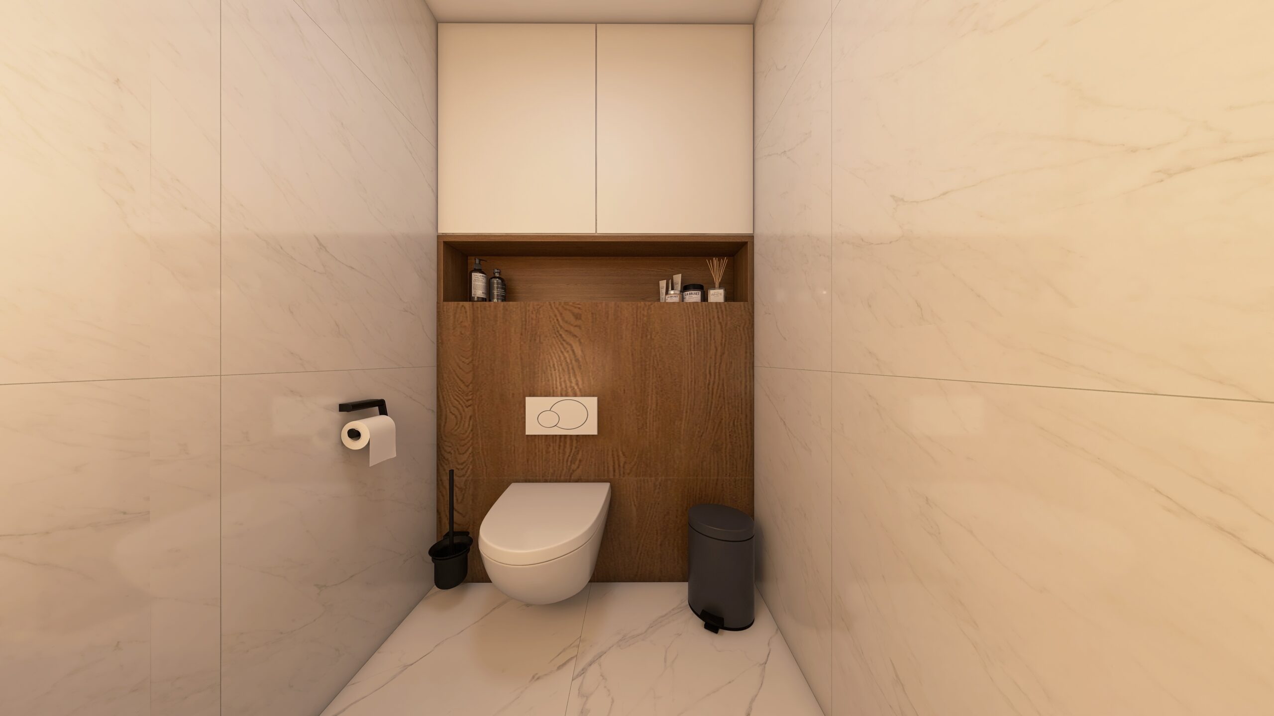 Interiérový dizajn toaleta